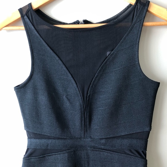Forever 21 bandage and mesh bodycon dress (Small) - Picture 3 of 4
